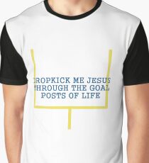 Football & Religion Graphic T-Shirt
