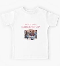 BLACKPINK - SQUARE UP (with Group Picture) Kids Tee