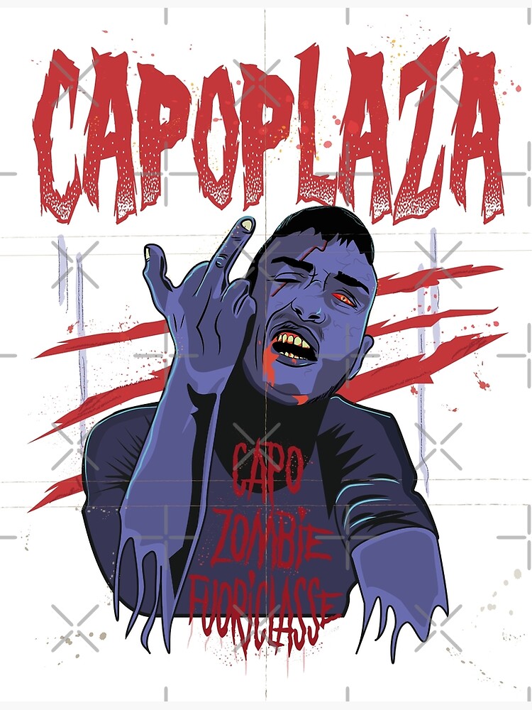"Capo Plaza capoplaza rapper rap italy italia music salerno zombie art
