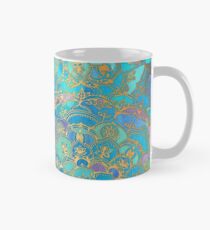 Sapphire & Jade Stained Glass Mandalas Classic Mug