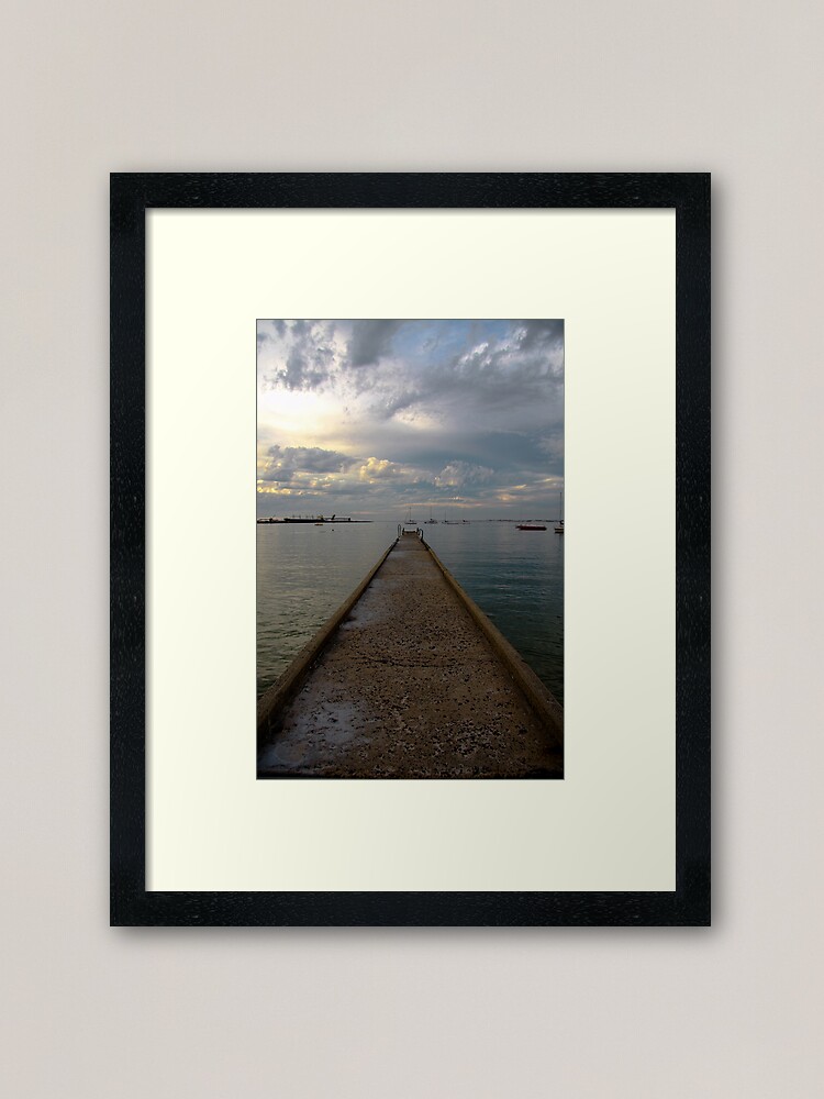 Alternate view of Old jetty Framed Art Print