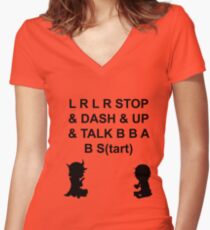 REMOTE CONTROL - Kagamine Rin & Len - VOCALOID Women's Fitted V-Neck T-Shirt