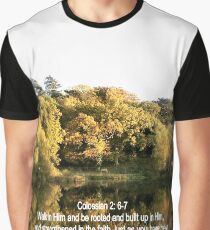 ASHBURNHAM REFLECTIONS/BIBLE VERSE COLOSSIANS; 2 v6-7 (ROOTED) Graphic T-Shirt