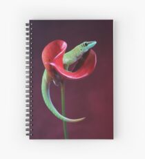 Cuaderno de espiral Day gecko against wine backdrop