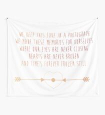 Photograph lyrics Wall Tapestry
