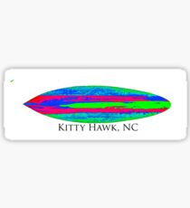 Kitty Hawk Surfboard Sticker