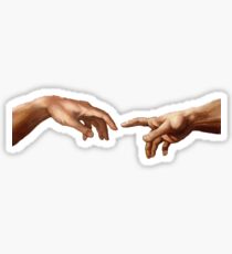 the creation of adam Sticker