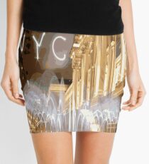 NYC FOUNTAIN Pop Art Mini Skirt