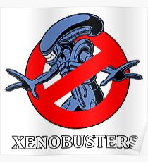 XENOBUSTERS Logo Poster