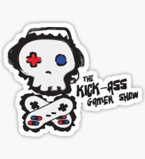 The Kick-Ass Gamer Show Logo Sticker