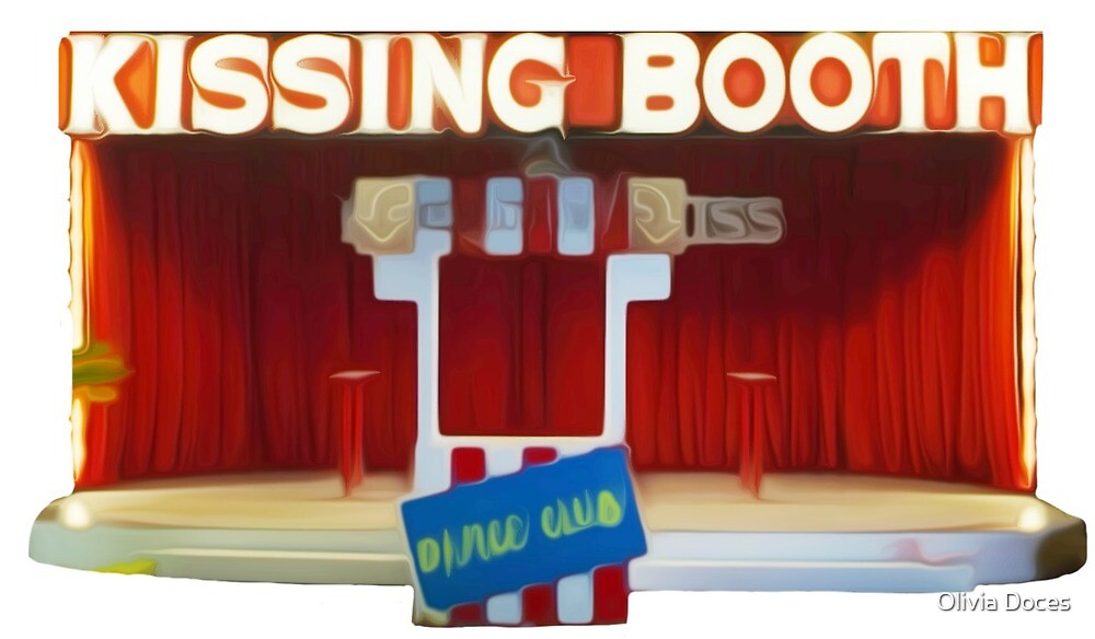 "The Kissing Booth Drawing " by Olivia Doces Redbubble