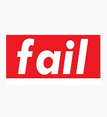 Fail Words Millennials Use Photographic Print