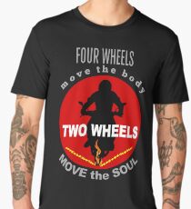 Motorcycle Rider image and quote Men's Premium T-Shirt