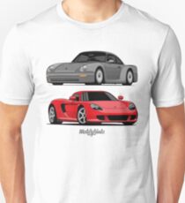 Supercar Evolution (silver & red) Unisex T-Shirt