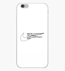Off white design iPhone Case
