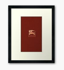 burbery brown Framed Print