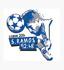 Sergio Ramos - Minuto 92:48 Photographic Print