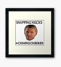 Supernatural - Snapping Necks & Cashing Cheques Framed Print