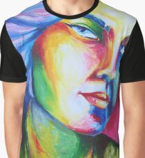 Expressionistic Portrait Graphic T-Shirt
