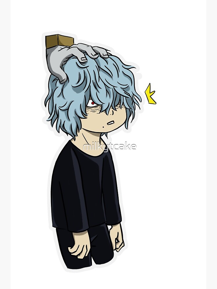 Woke Chibi Tomura Shigaraki My Hero Academia Art Board Print By