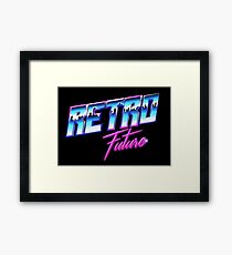 Retro Future Framed Print