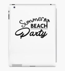 Summer Beach Party iPad-Hülle & Klebefolie