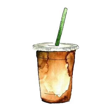 iced coffee Sticker for Sale by ahp00