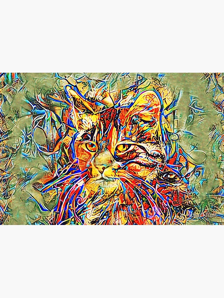 Ninja Cat. Deep Neural Networks #Art by blackhalt