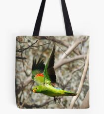 King Parrot Free as a Bird Tote Bag