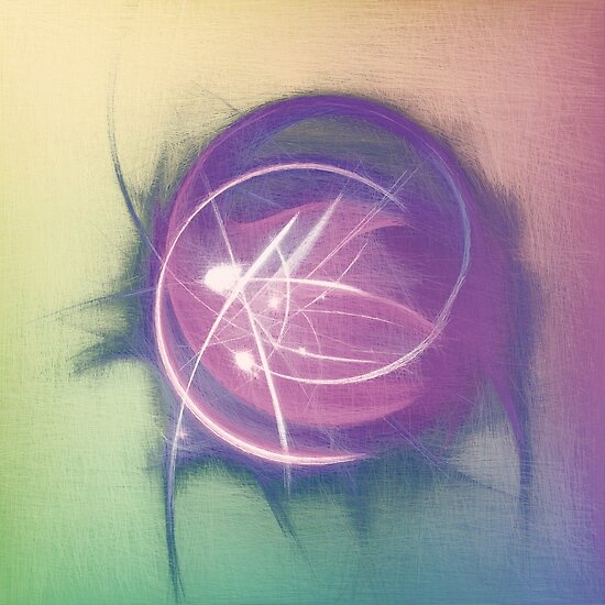 Abstract color planet orb
