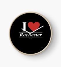 Reloj I Love Rochester - Gift for Proud New Yorker From Rochester New York NY