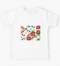 Geometric abstract pattern Bauhaus style. Kids Tee