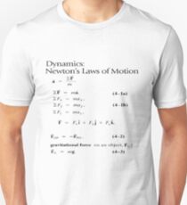 Dynamics: Newton's Laws of Motion, #Dynamics, #Newton, #Laws, #Motion, #NewtonLaws, #NewtonsLaws, #Physics Unisex T-Shirt