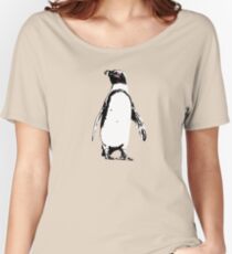 African Penguin graphic illustration Women's Relaxed Fit T-Shirt