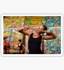 Happy Dancer in Havana Sticker