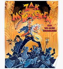 Zak McKracken Pixel Art Style Poster