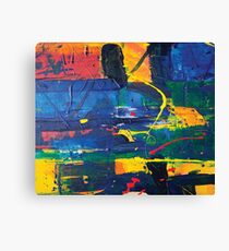 abstract acrylic colorful painting Canvas Print
