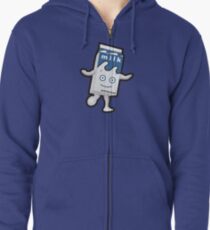 Blur - Milky Zipped Hoodie