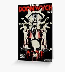 Goatess Doomwych : Horror Beyond Belief! Greeting Card