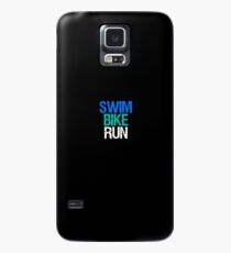 Triathlon Gifts Swim Bike Run Triathlete Design Case/Skin for Samsung Galaxy