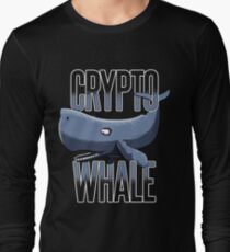 Crypto Whale Funny Cryptocurrency Long Sleeve T-Shirt