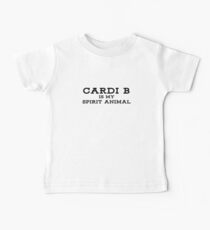 Cardi B stickers Baby Tee