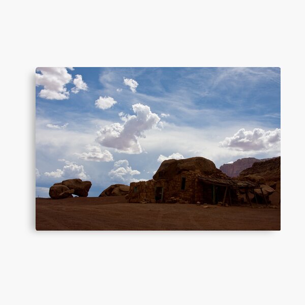 Navajo Rock House Canvas Print