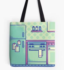 Kitchen (Pixel) Tote Bag