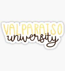 Valparaiso University (gold) Sticker