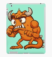 Orange cartoon monster iPad Case/Skin