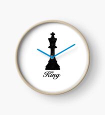 King Chess Piece Clock