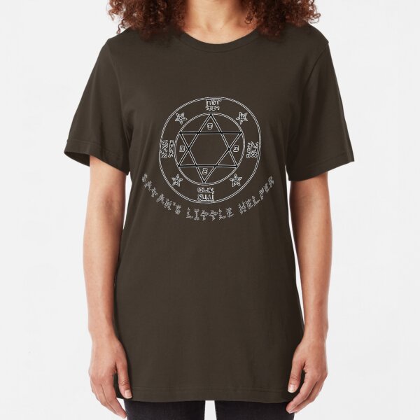 Satan's Little Helper Slim Fit T-Shirt