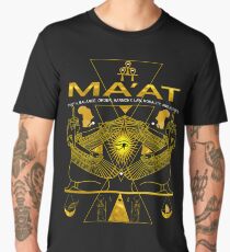 AKD MA'AT MAAT Sacred Geometry Science Egyptian T Shirt (2) Men's Premium T-Shirt