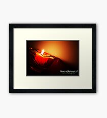 Candle Framed Print